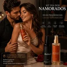 Kit Dia dos Namorados Casal Apaixonado- Body Splash malback + Elisee 200ml (Cada)