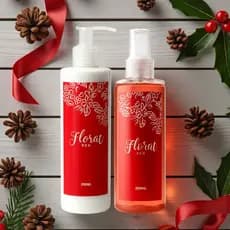 Kit Florat Red Feminino Body Splash + Creme Hidratante 200ml cada