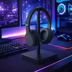 Suporte de Mesa Para Fone Headset 3D Gamer Universal Elegante Minimalista