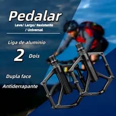 Par Pedal Plataforma Aluminio  RoscaGrossa MTB bike Robusto Exterior