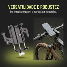 Suporte Para Celular GPS Bike Bicicleta E Moto Em Aluminio Resistente