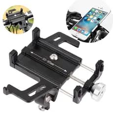 Suporte Para Celular Bike Bicicleta E MotoEm Aluminio Suporte Moto com Carregador Firme Resistente Antirroubo seguro