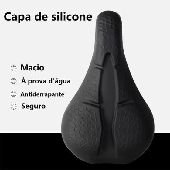 Banco Bike Selim confort Selim Vazado Anatômico Gel Conforto Bike