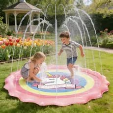Splash Pad Sprinkler Esteira 170cm Piscina Inflável Infantil Brinquedos