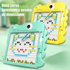 Lousa Mágica Caneta Magnética prancheta Infantil Educativo Autismo Cartelas Desenho