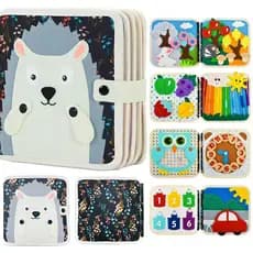 Brinquedos De Menino Placa Ocupada Montessori De Feltro Busy Board Brinquedos Sensoriais Educativos Para Bebês