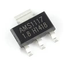 10X Regulador De Tensão Ams1117 1.2V, 1.8V, 3.3V, 5V, ADJ 1a Kit C/ 10 Unidades
