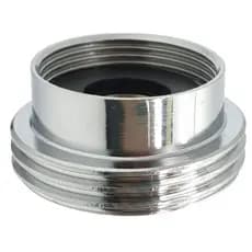 Redutor curto interno de conexão água 3/4" Femêa para 1/2" Fêmea cromado