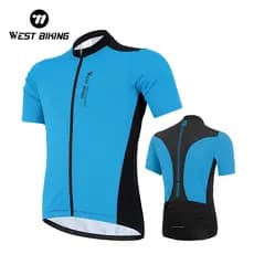 WEST BIKING XS-3XL Camisa de Ciclismo de Verão Respirável para Equipes de Corrida, Camisa Esportiva de Ciclismo Masculin