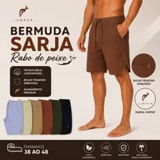 Bermuda Sarja Viés Premium Masculina - JUMPER