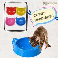 Comedouro Bebedouro Gato 60ml Jel Plast