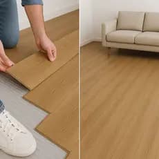 KIT 10 Até 50 Piso Madeira MDF 90x20 Decorativo Efeito Amadeirado Fácil Instalação Ambiente