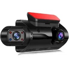 Câmera Veicular DVR KAPBOM KA-1917 com Dupla Câmera, Gravação em Loop, Lente Grande Angular e Vídeo 480P