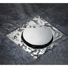Ralo Inteligente Inox 10x10 – Pop-Up Inteligente Antiodor com Design Oculto p/ Banheiro e Cozinha