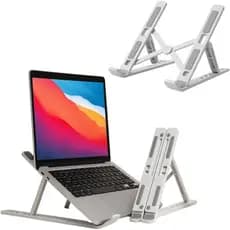 Base Suporte para Notebook Ajustável em Metal – Ergonômica e Reforçada
