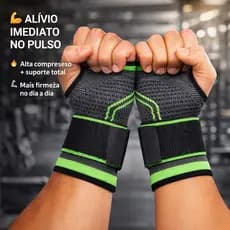 Kit 2 Munhequeira Ortopédica de Alta Compressão para Pulso Tensor para Pulso e Alívio da Dor