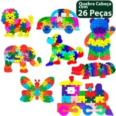 Quebra-Cabeças De Madeira 3D Para Crianças Brinquedos De Meninos Meninas pedagógico estimulação