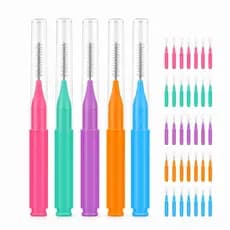 50un Escovas Interdentais – Dental Picks para Limpeza Profunda