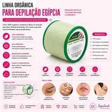 Linha Orgânica Para Depilação Egípcia Remoção Pelo Original