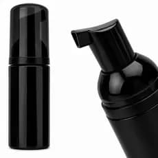 Frasco Pump Espumador Preto 50ml Para Limpeza de Cílios