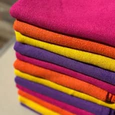 Kit 10 Panos de Chão 43x63cm Coloridos | Cores Sortidas Alta Qualidade Para Faxina e Uso Diário