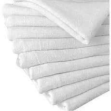 Kit 5 Pano de Chão Branco Grande 48x60cm | Grosso Saco Duplo 100% Algodão Alta Absorção – Atacado