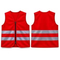 Colete Refletivo de Segurança Vermelho