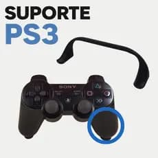 Suporte Minimalista para Controle PS3 DualShock 3 - Estilo invisível - Expositor - Setup Gamer - Base Slim