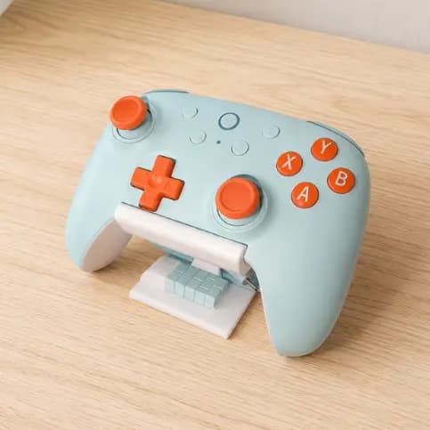 Suporte para controle 8bitdo Ultimate C/2C - expositor stand gamer setup - Com slot para dongle USB - Impressão 3D