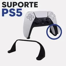 Suporte de mesa minimalista - Estilo Invisível - Controle PS5 DualSense - Setup - Gamer - Expositor Slim