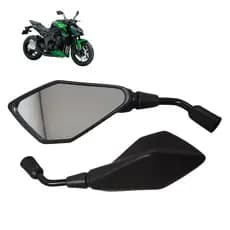 Retrovisor Kawasaki Z400 Z800 Z1000 Haste Curta Lente Convexa rosca honda