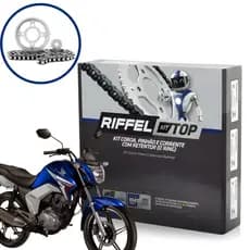 Kit Relação Cg 150 Titan 2004/2016 Com Retentor Riffel Top