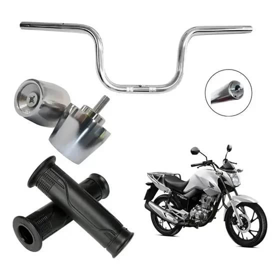 Kit Peso Pcx C Manopla Vazada Guidão Titan 125 150 160 Todas Cargo 160