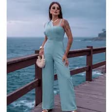 Macacão Feminino Pantalona Elegante Social Festa Luxo Premium Moda Feminina ✨