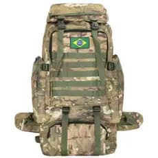 Aventura sem Limites: Mochila Cargueira 80L Impermeável para Trilha e Camping/8535