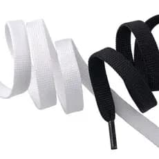 Kit 2 Pares Cadarço Largo Achatado Grosso – Street Skate Estilo Bboy Fat Lace 17mm