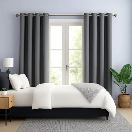 Cortina Blackout PVC 2,80x1,80 Janela Sala Quarto Ilhós Anti Luz Térmica 100% PVC Lavável