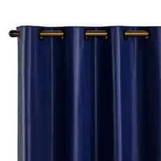 Cortina Blackout PVC 2,80x2,30m Avelã Quarto Sala Corta 100% Luz Privacidade Total Varão 2m Ilhós PVC Lavável