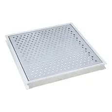 Grelha Ralo Linear Inox 60x60 Cm Jjm Cromado