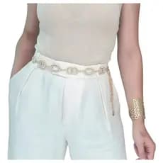 cinta cinto corrente desenhos cintura Sem brocas Baixe a cintura Aparece magro Luxo brilhante