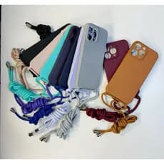 Capa Silicone para iPhone 11 12 13 14 15 16 Pro Max Proteção Antichoque