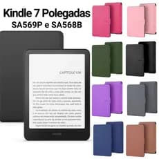 Capa Case Protetora Magnética para Kindle Paperwhite 2024 7” KPW6 12ª Geração SA569P SA568B