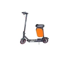 Patinete Elétrico Dobrável Portátil 30km/h Com Banco e Com Bolsa 350w Preto