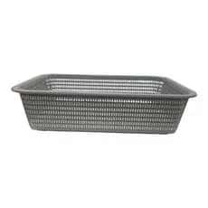 Bandeja organizadora de plástico cesto multiuso, ideal para organização de armários gavetas ou ambientes