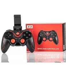 Controle Joystick Bluetooth Universal + cabo usb + suporte para Celular Tablet Android Ipad33
