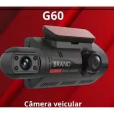 Câmera Veicular Automotiva Com Camera Dupla  Uber/taxi Grava Dentro / Fora G60