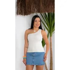 blusa nula manga blusa feminina tecido ribanna
