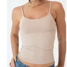 Regata Feminina Alcinha com Modelagem Confortável em dry fit lisa ajusta no corpo