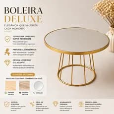 Boleira Deluxe  Peças com Espelho em Ferro | Suporte para Doces, Bolo | Decoração Festa Casamento Aniversário
