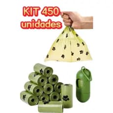 Refil Cata Coco Sacolas 450 Saquinhos Biodegradável Prático Para Pet Saco Cata Caca Refil Cata Caca